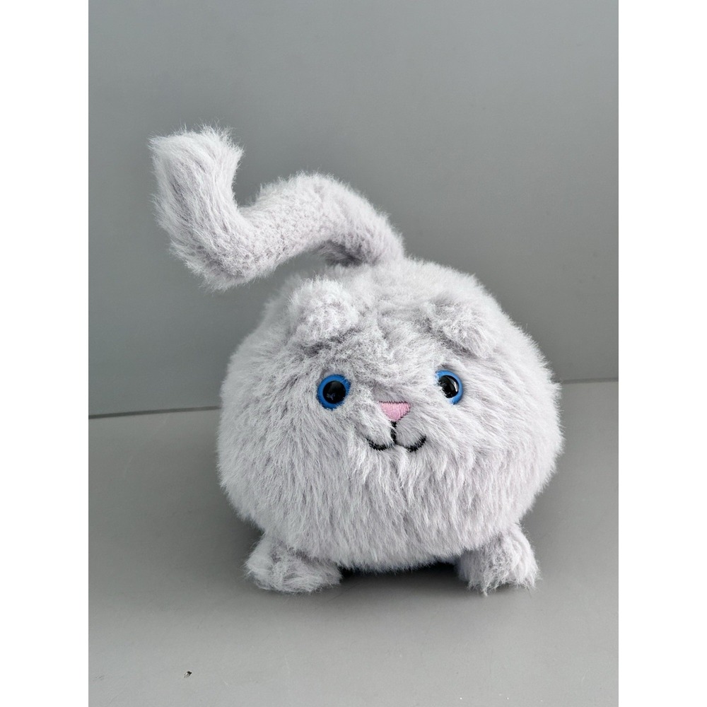 Jellycat Caboodle Grey Kitten Plush Stuffed Animal Cat Soft Round Plump Cute!
